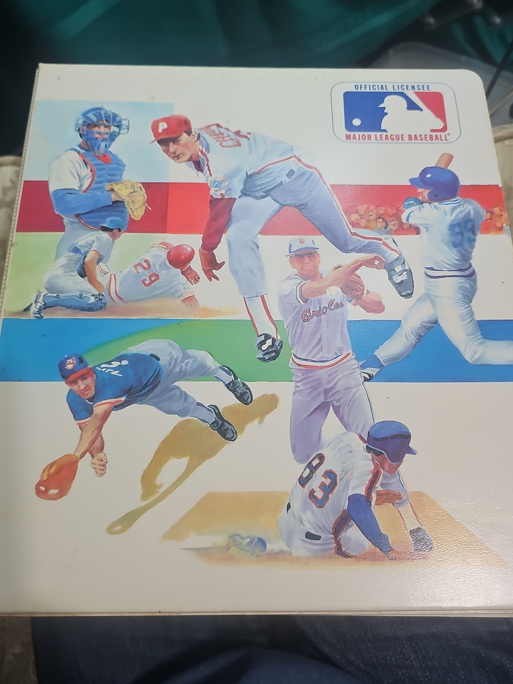 Vintage Major League Baseball Illustration Cover - 250 Total 80s